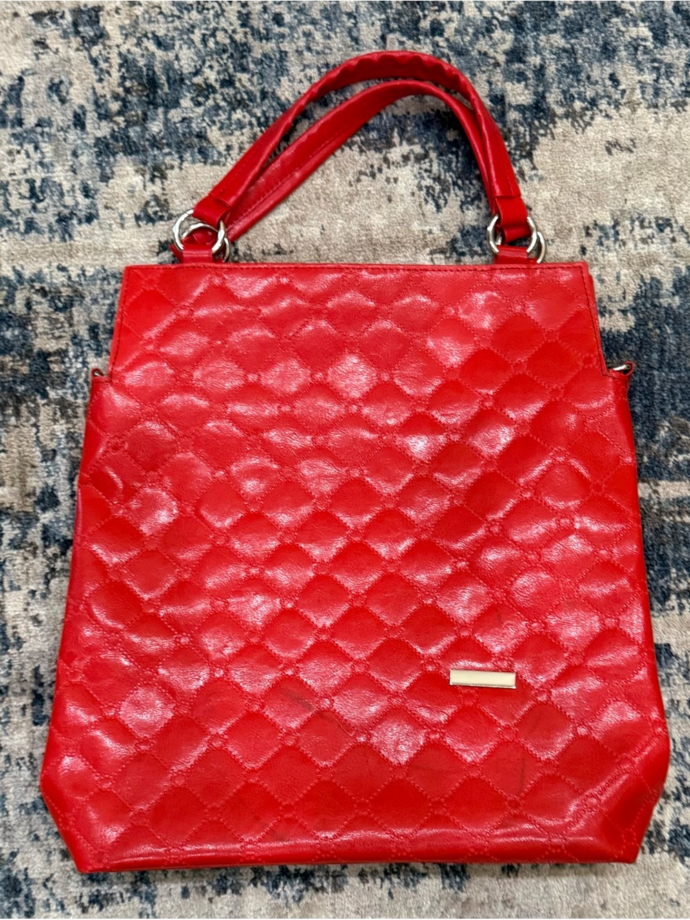 W. Romański (A classic European fashion brand based in Poland) red tote